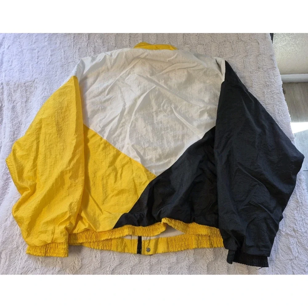 Vintage United Sports Apparel  USA Windbreaker Jacket Men's XL Yellow/Black